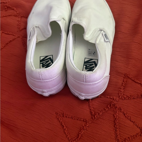 Vans Classic White Canvas Slip-Ons - Picture 3 of 3